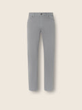 Light Grey Stretch Cotton R. Pants