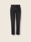 Dark Grey Stone-washed Stretch Cotton R. Jeans