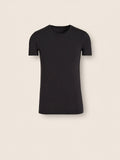 Black Stretch Modal T-shirt