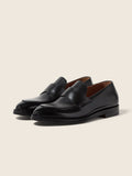 Black Leather Loafers