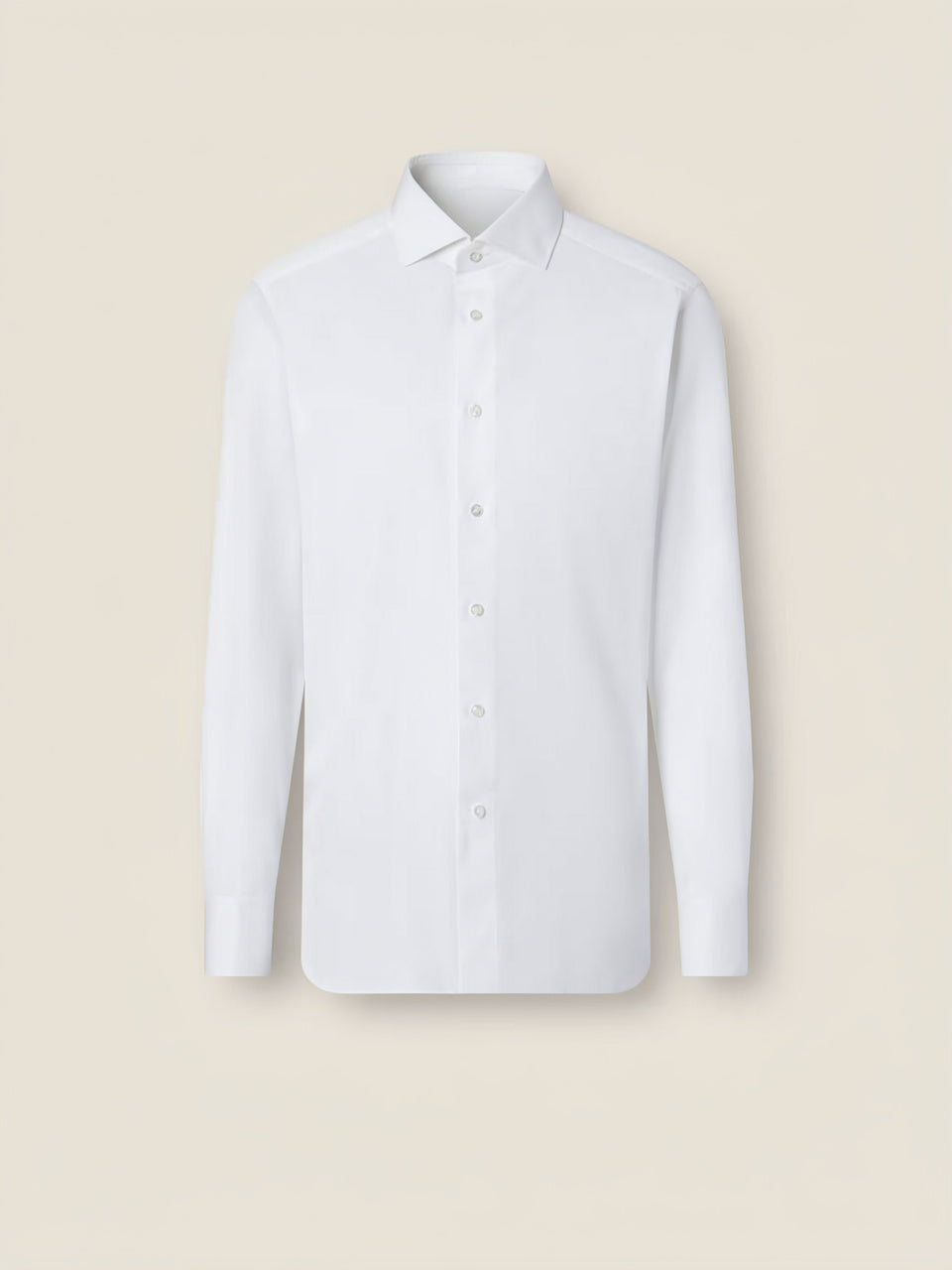 White Micro-striped C.V. Cotton Shirt