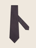 Dark Blue CINQUE PIEGHE Silk Tie