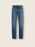 Blue Stone-washed Cotton R. Jeans