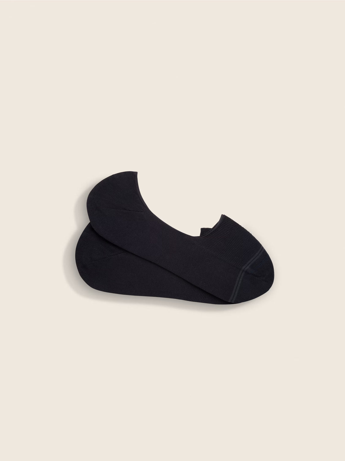 Navy Blue Cotton Blend Socks