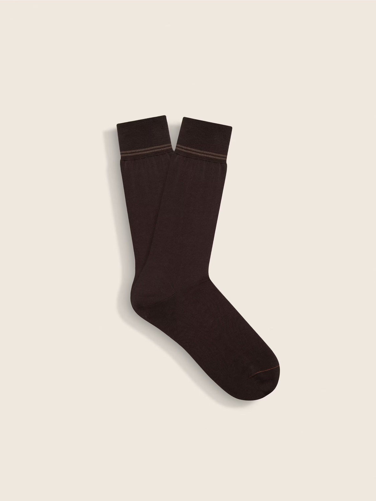 Brown Cotton Socks