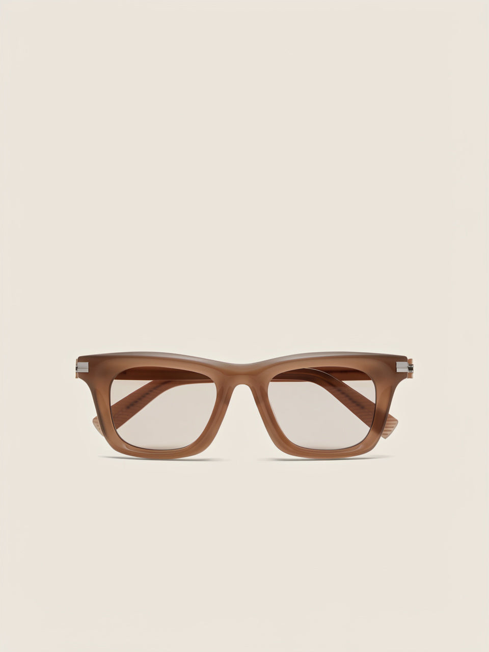 Dark Beige Acetate Sunglasses