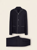 Navy Blue O. Linen Pajamas