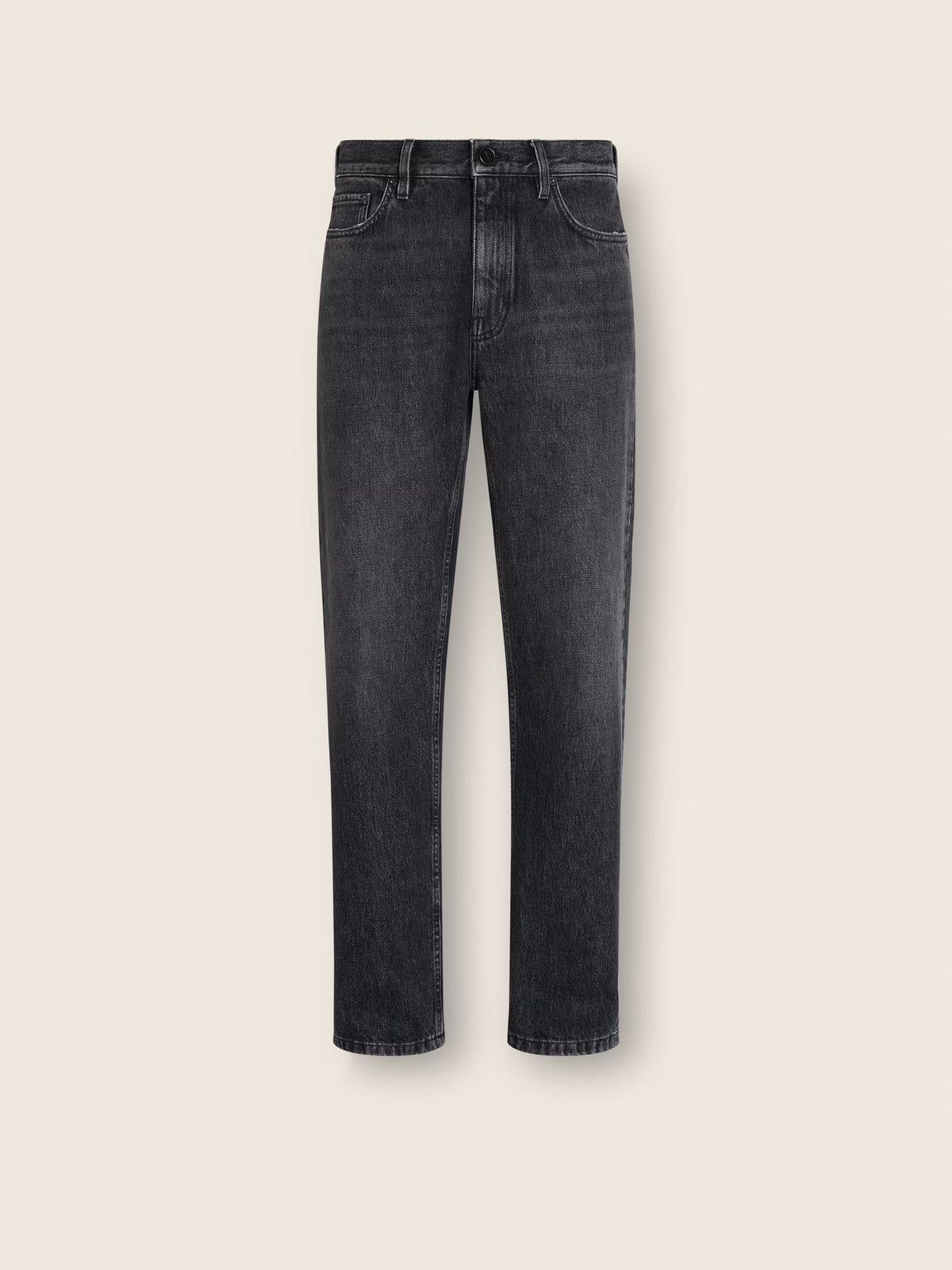 Dark Grey Stone Washed Cotton R. Pants