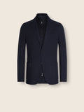 Navy Blue H.P. Jersey Sweater Jacket