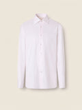 Light Pink Structured Striped C.V. Cotton Shirt