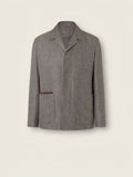Cashmere Linen and Silk Chore Jacket