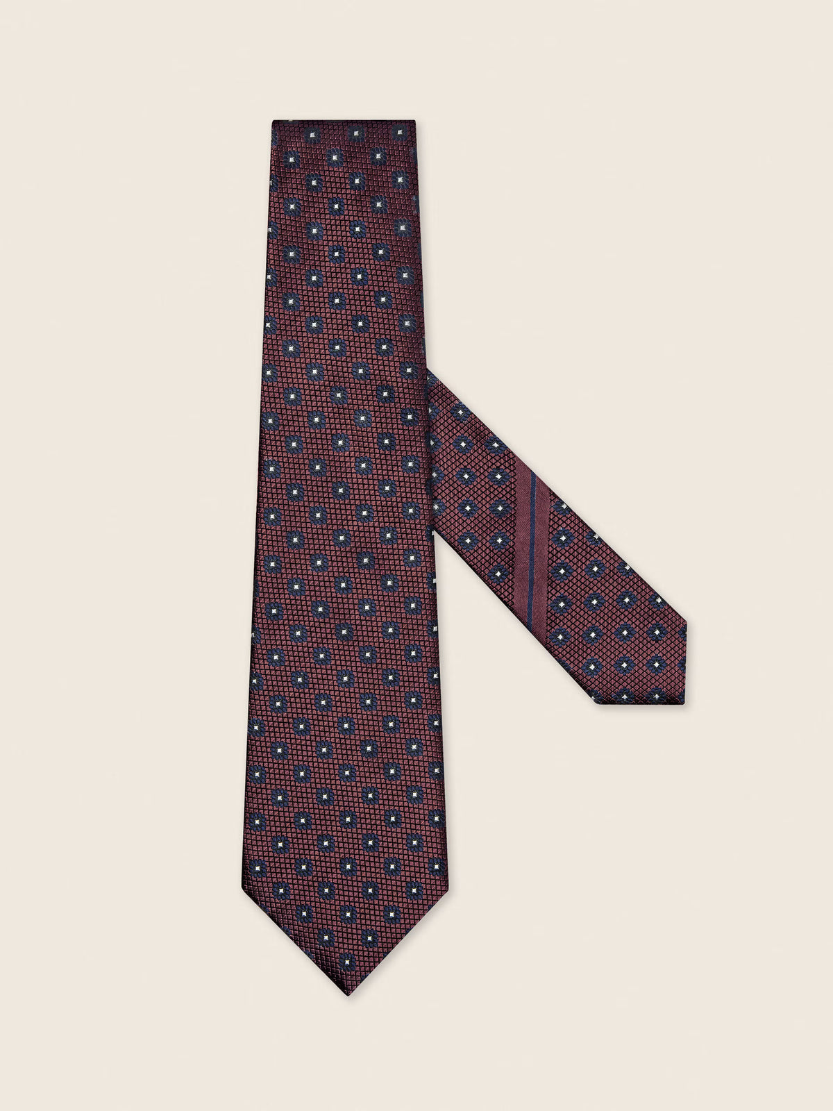 Burgundy Silk Tie