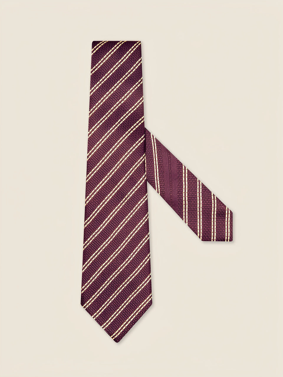 Burgundy Silk Tie