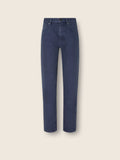 Dark Indigo Blue Cotton R. Pants