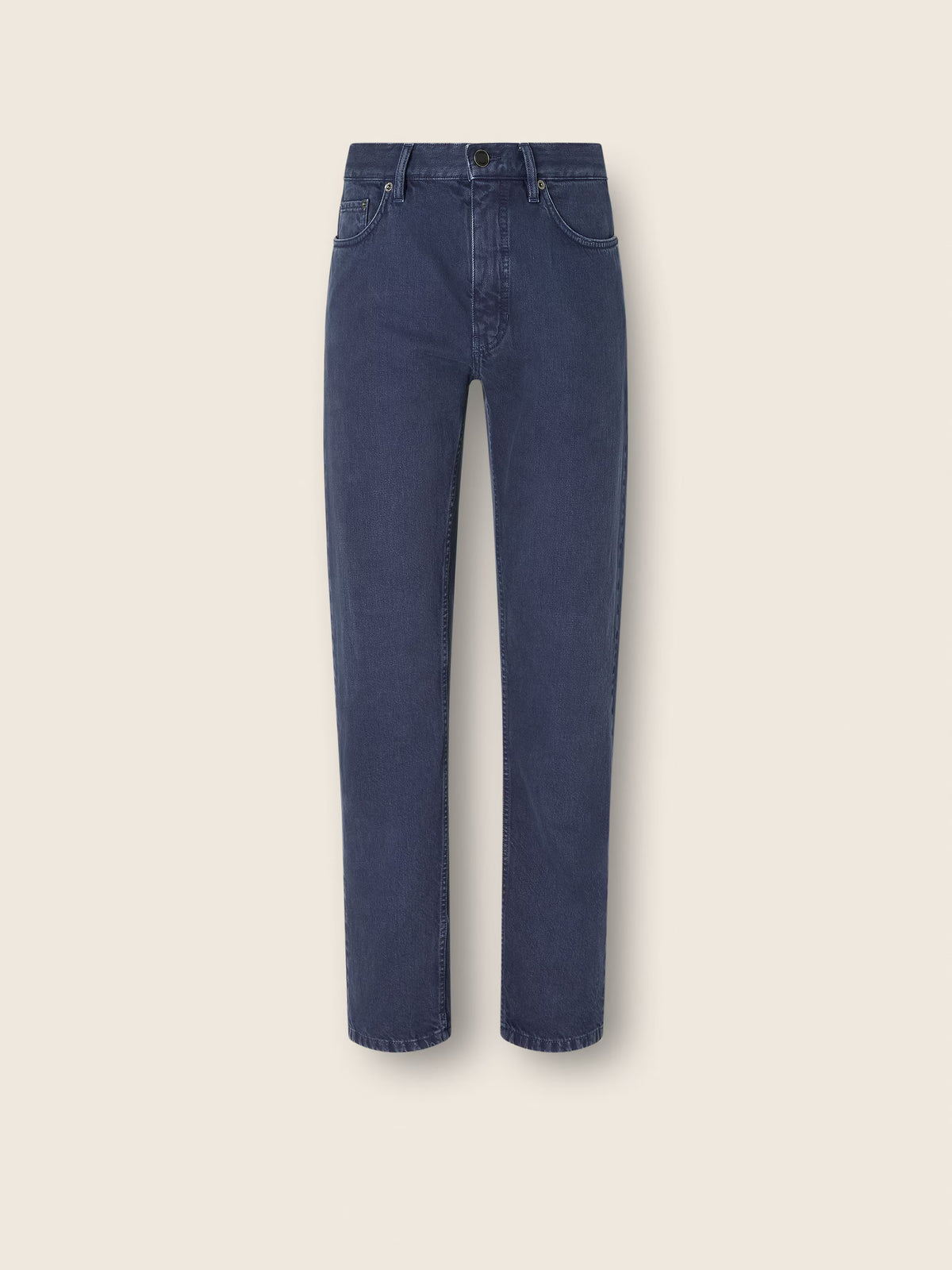 Dark Indigo Blue Cotton R. Pants