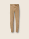 Beige Cotton R. Pants
