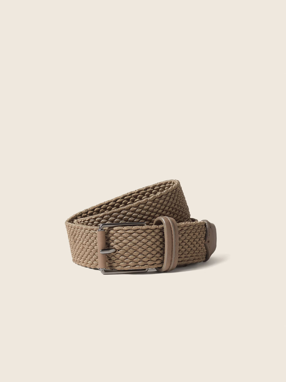 Beige Rayon Belt