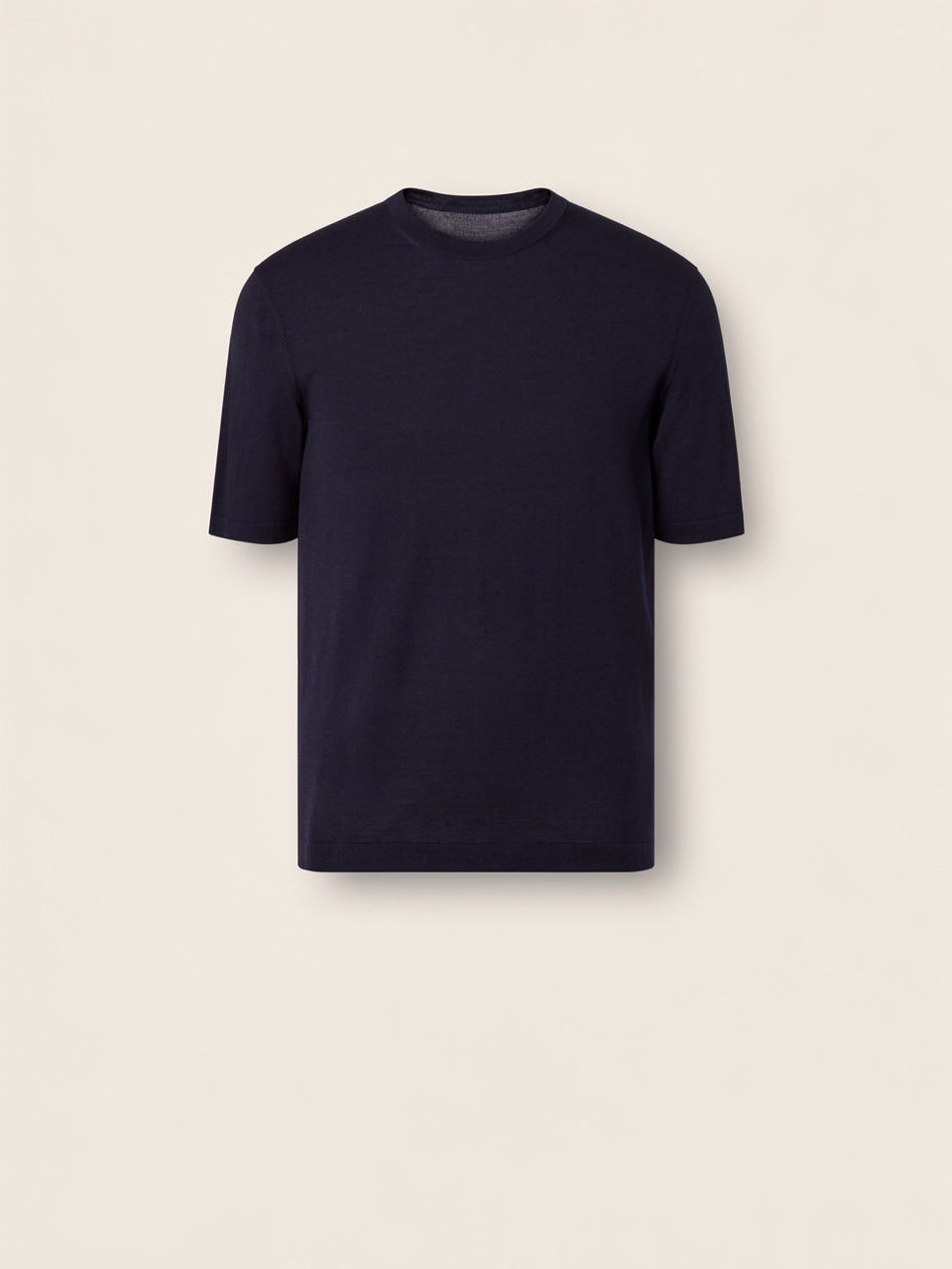 Navy Blue Wool T-shirt