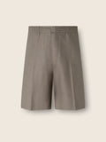Dark Taupe O. Linen Shorts