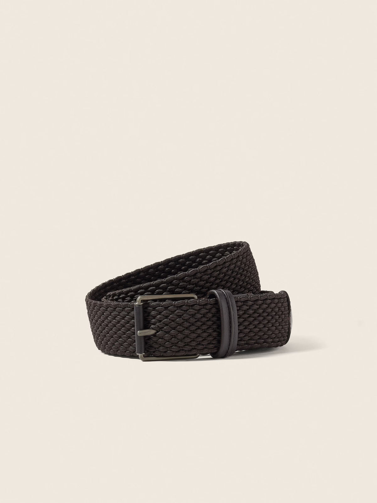 Dark Brown Rayon Belt