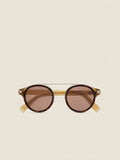 Transparent Havana Light Brown Acetate Sunglasses