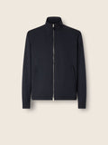 Navy Blue Microfiber Motorin 100cc Blouson