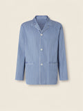 Light Blue and White Cotton Pajamas