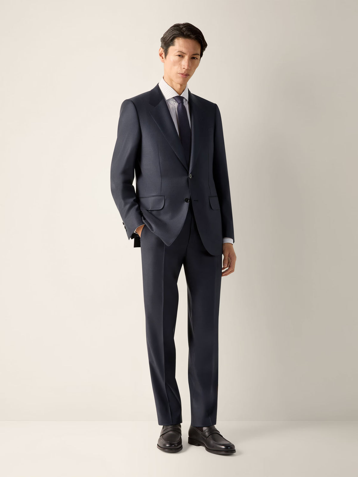 Dark Blue T. Selection Wool Suit
