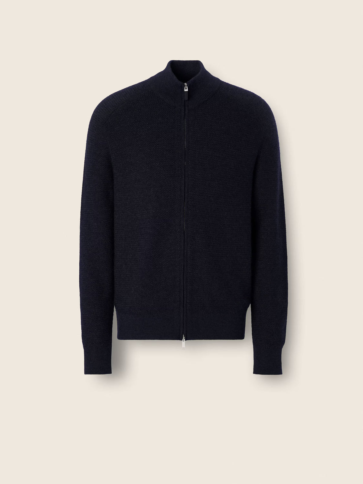 Navy Blue C.S. Full Zip Cardigan