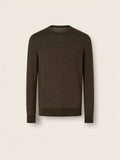 Dark Olive Green Mélange C.S. Crewneck