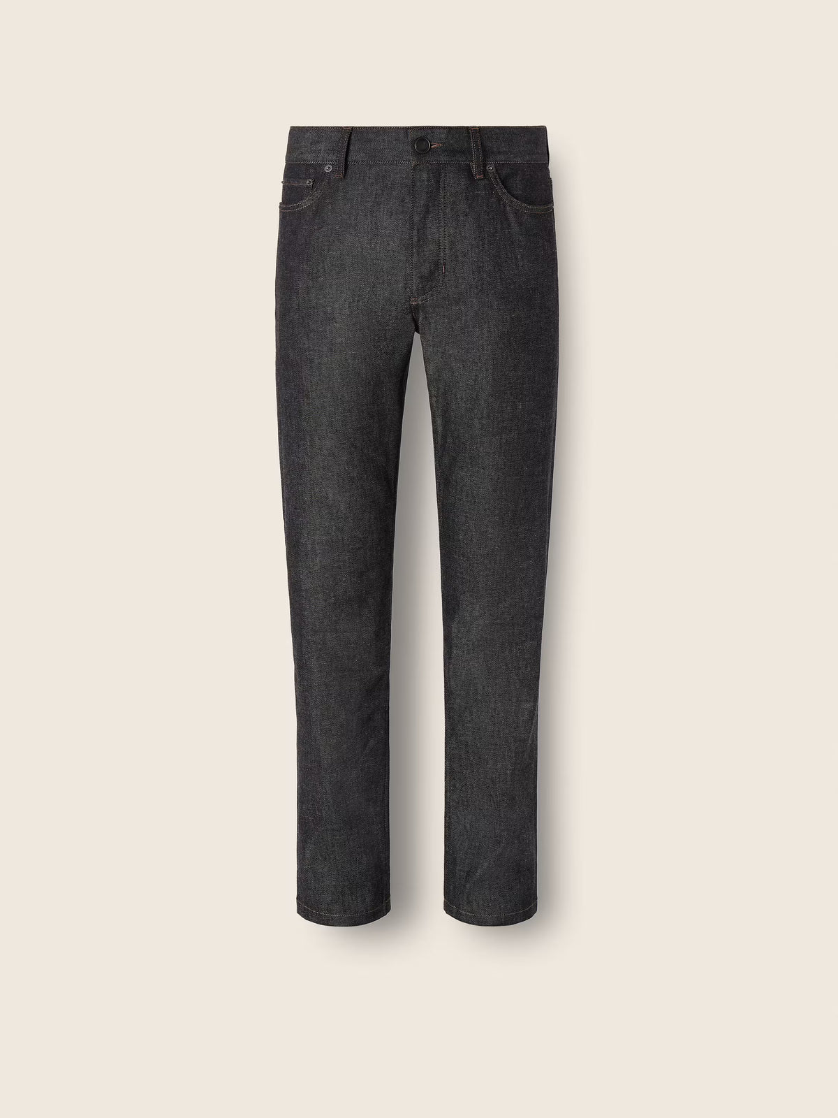 Black Stretch Cotton and Cashmere R. Jeans