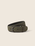 Dark Olive Green Nubuck Belt