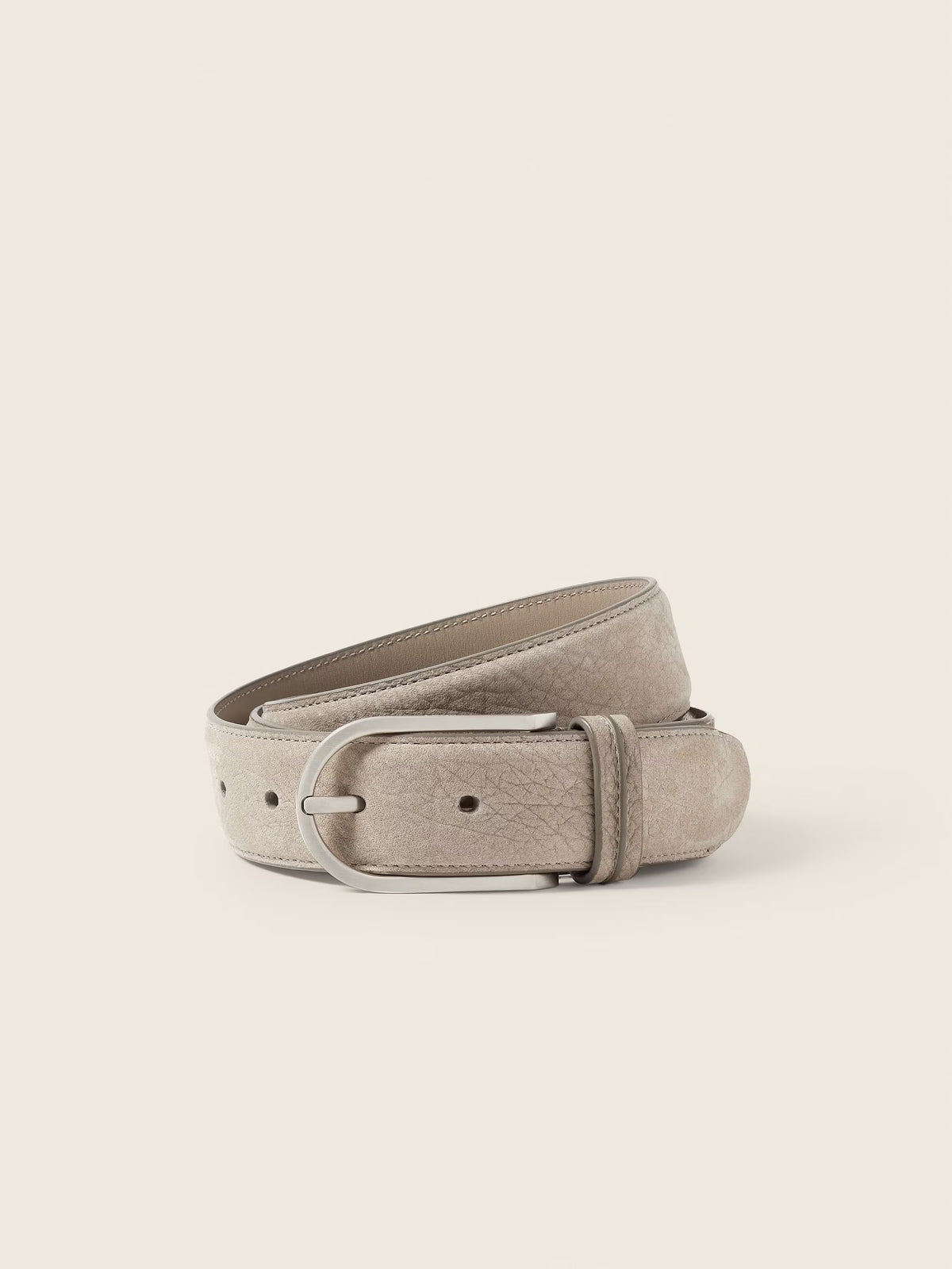 Light Taupe Nubuck Belt