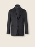 Dark Grey Mélange O. Cashmere Jacket