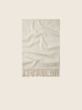 Cream White O. Cashmere Scarf