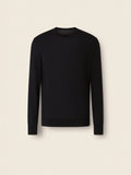 Black T. 15-Micron Wool Crewneck
