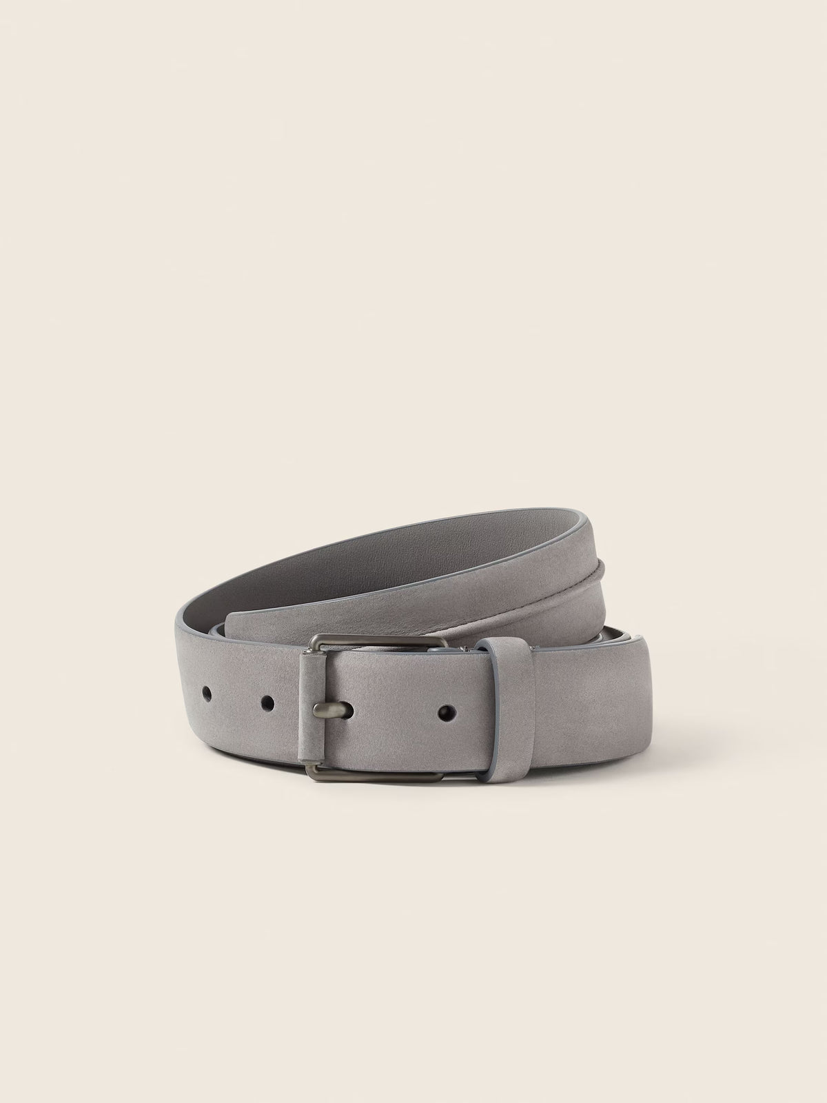 Grey Mélange Nubuck Belt