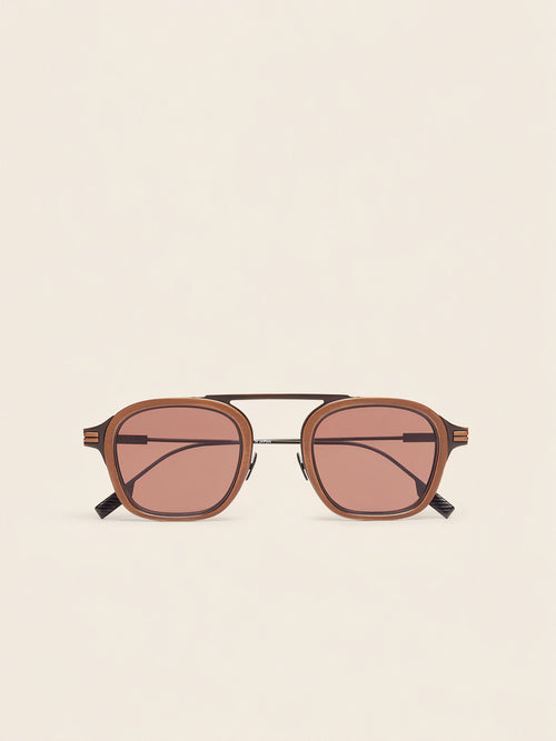 Antique Copper Orizzonte I Titanium Sunglasses