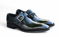 Carrucci Calfskin Monkstrap – Black