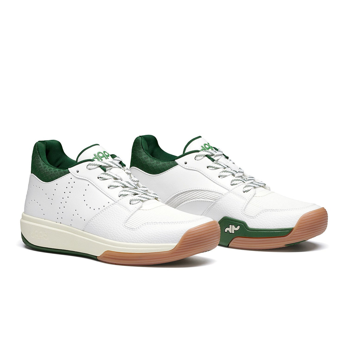 DAPS DESI Mid Pickleball Shoes – Green/White (Women's)