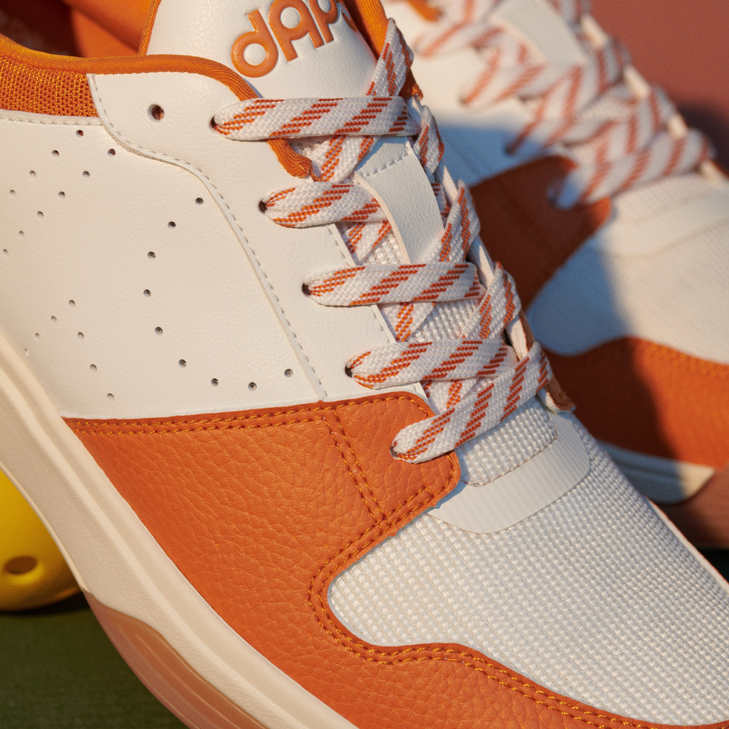 DAPS DESI Low Pickleball Shoes – Burnt Orange (Men's)