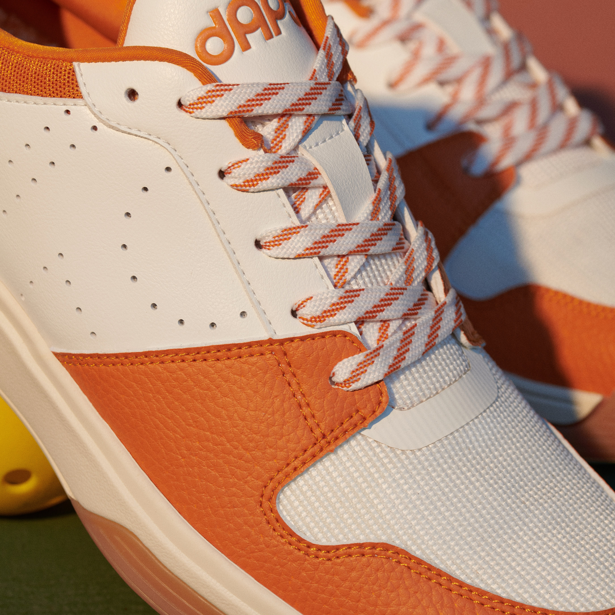 DAPS DESI Low Pickleball Shoes – Burnt Orange (Men's)