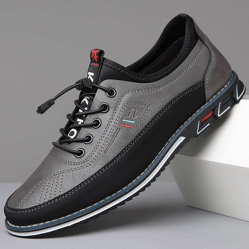Men's Casual Slip-On Loafers – Round Toe Comfort Shoes